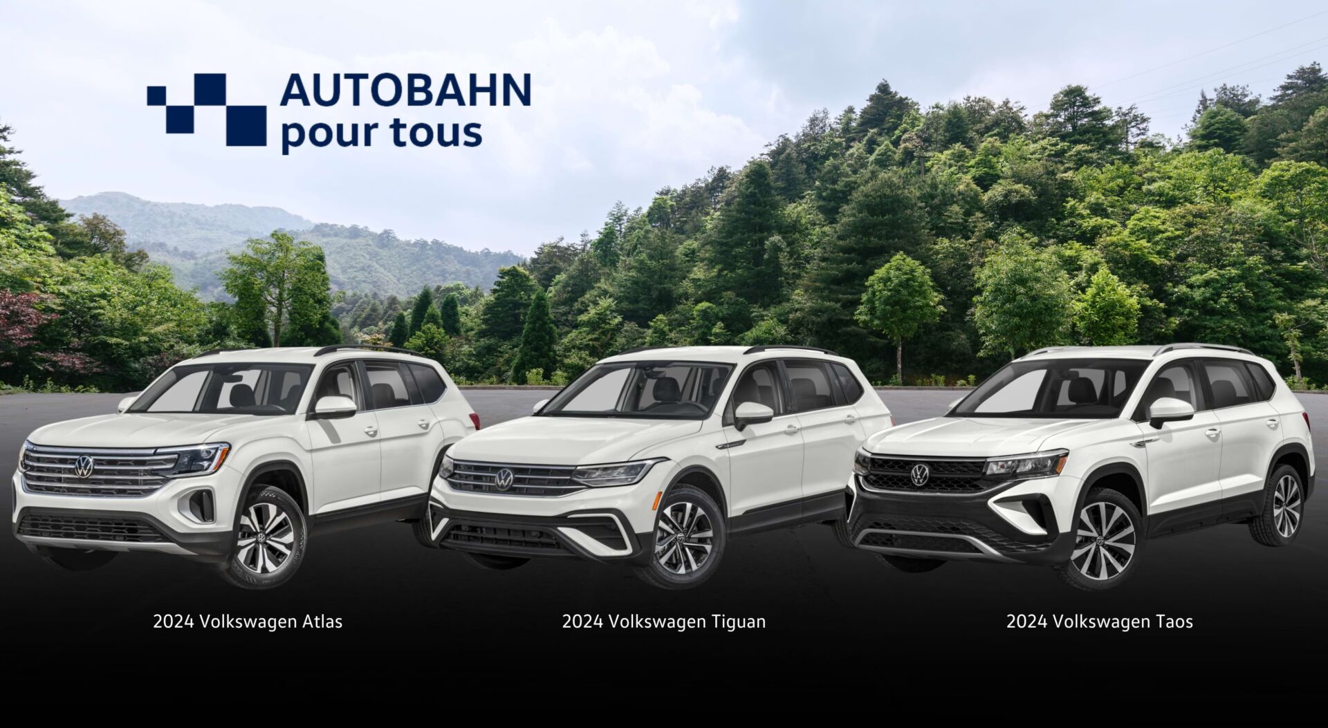 Louez le Tiguan, Atlas ou Taos 2024 chez Volkswagen Saint-Nicolas à un taux préférentiel!